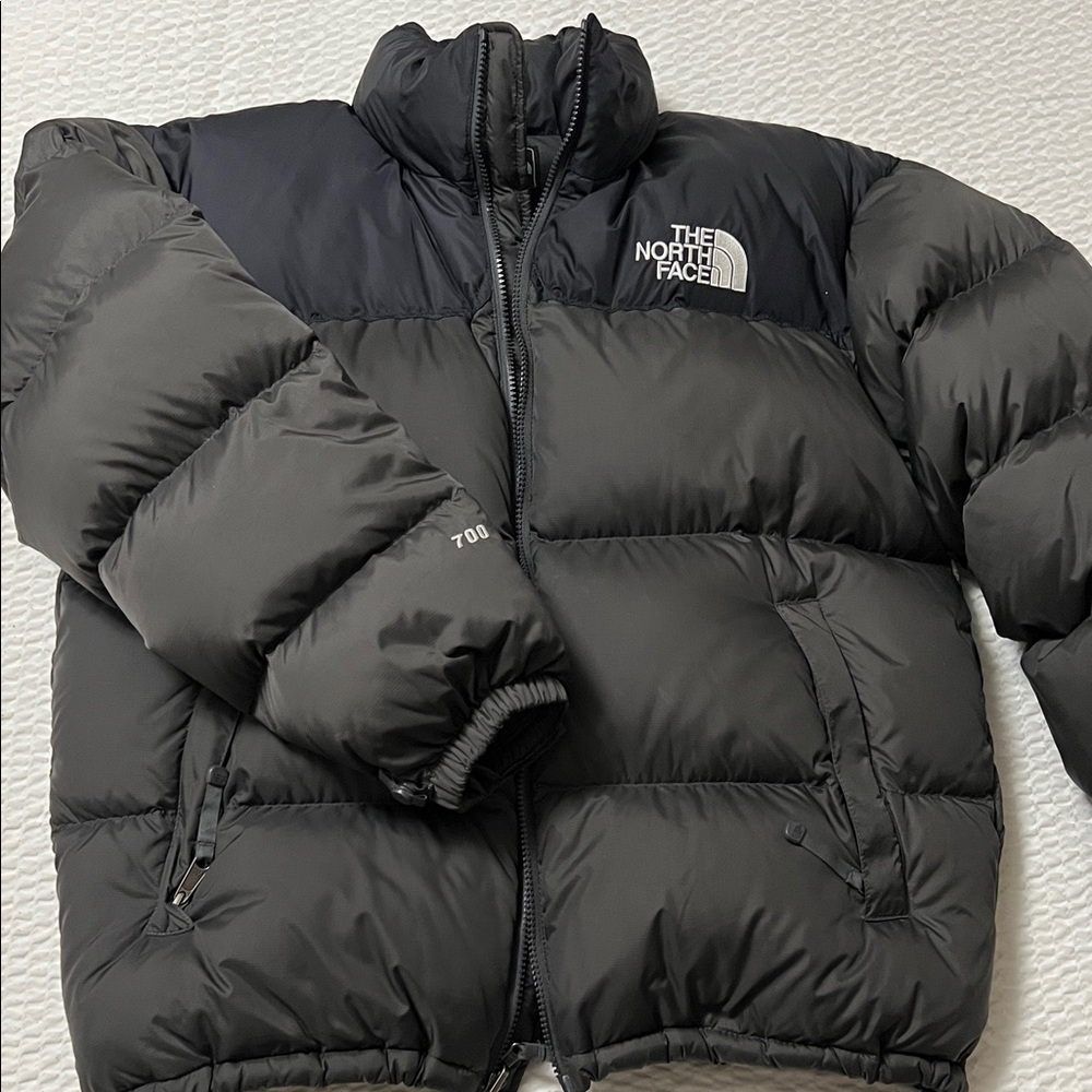 The North Face Charcoal Puffer Jacket